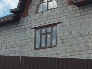 Окна деревянные евро для частного дома